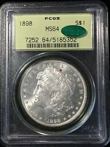 1898-P PCGS MS64 CAC [K Vo[ _[ OGH uXg zCg wOBV X|bg #352