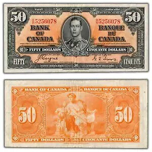 50 �h�� 1937 �N�J�i�_��s���R�C�� �^���[�Y B/H �v���t�B�b�N�X BC-26c - VF