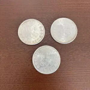 1964年 東京オリンピック記念 プルーフ千円銀貨 3枚セット