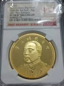 2019  30g Vo[ A SHI-KAI FACE Sig GILT.[XB PF70UC