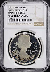 �R�C�� �V���o�[ �v���[�t 2012 QEII �_�C�������h �W���r���[ ?5 NGC �X���u PF68 �E���g�� �J���I REFT