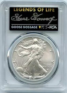 2021 ASE $1 T2 񐶎Y PCGS MS70 WFh Iu Ct O[X SZ[W L[X