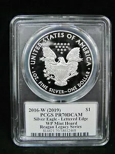 2016-W (2019) ���^�[�h �G�b�W �v���[�t �A�����J�� �V���o�[ �C�[�O�� PCGS PR 70 ���[�K�� ���K�V�[