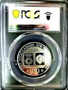 PCGS PR69 [SXrA 1983 tBMA XP[^[ Vo[ 100 Din قڊ PF