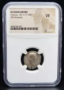 ���[�}�鍑 �n�h���A�k�X�A���� 117-138 AR �f�i���E�X NGC VF (COA �t��)