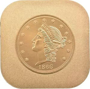 1866 �h�� 20 ���o�e�B �w�b�h �S�[���h �_�u�� �C�[�O�� 96.5 �O���� 24K �S�[���h ���b�L �R�C�� *3901