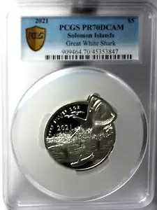 2021 \ zIWU 2 IX 0.9999 t@C Vo[ PCGS PF 70 DCAM