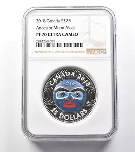 2018 Ji_ $25 Vo[ AZX^[ [ }XN PF70 UCAM NGC *9869