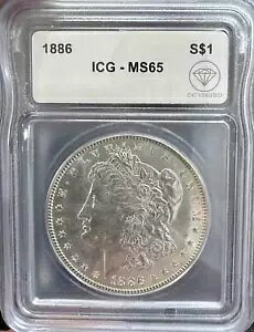 1886 �����K�� �V���o�[ �_���[ ICG MS-65 IDC ���؍ς�