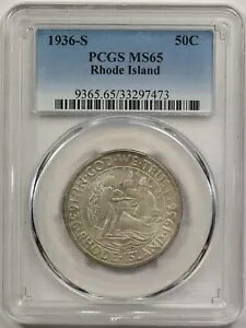 1936-S [hACh 50C PCGS MS 65 Vo[LOn[t_[