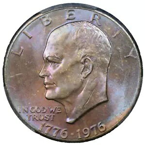 1976 �A�C�[���n���[ �h�� �^�C�v 2 PCGS MS-65 �����X�^�[ �g�[�� ���ʃg�[�j���O �A�C�N
