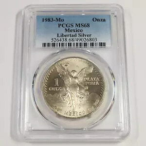 1983 Mo PCGS MS68 - ���L�V�R - �g�[�� 1 �I���X �V���o�[ ���x���^ �I���U #49717A