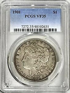 1901 ���[�K�� �V���o�[ �h�� PCGS XF35