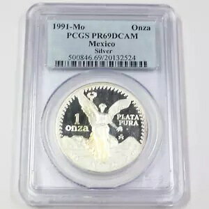 1991 Mo PCGS PR69 DCAM - LVR - 1 IX Vo[ x^ A IU #44567A