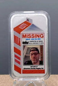 Stacking.NYC Missing from IG 1�I���X 999 �V���o�[ �J���[�o�[/100 ���A