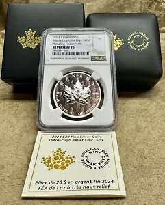 �J�i�_ 2024 ���[�v�� ���[�t S$20 UHR ���o�[�X PF70 �p���Z�[�e�B���O �t�H���X�g �t�B�[���Y 1 �I���X.9999