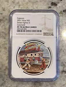 2021 jEG JvR 1 IX Xg[g t@C^[ II (2) J[ꂽ PF70 UCAMAA[P[h COA t