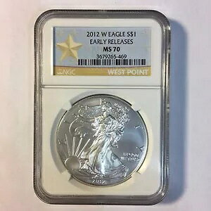 2012 W o[jbV Vo[ C[O $1 NGC MS70 [X - EFXg |Cg [x A