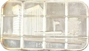 1973 �~�h���Z�b�N�X��s �}�f�B�\�� �~���g �L�����Z�����ꂽ�A�[�g �o�[ 1 �I���X 0.999 �V���o�[ 1/10