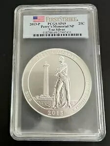 2013 �y���[�Y �������A�� NP ATB 5 �I���X�V���o�[ PCGS SP69 �t�@�[�X�g�X�g���C�N FS