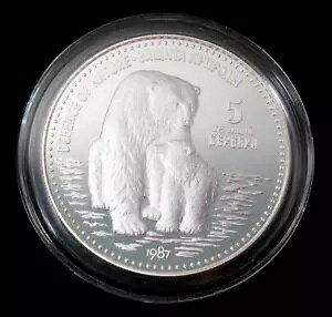 1987 USSR Defense of Nature 5 IX .999 Vo[ v[t IWi{bNX