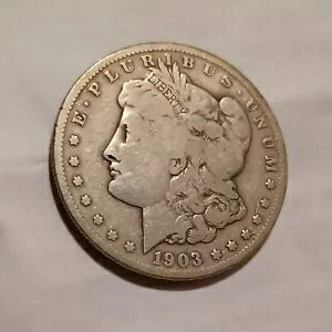 ? 1903 S モーガン アメリカン シルバー $1 1 ドル コイン、MICRO S 。