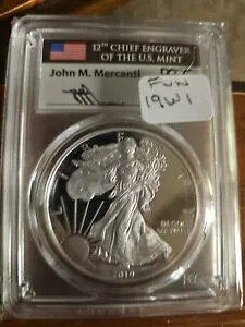 2019-W PCGS PR 70 DCAM ߂łƂ܂ FDOI Mercanti TCt@ V[