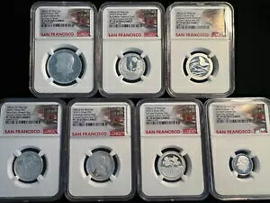 NGC PF70 �E���g���J���I 2020-S �V���o�[ �v���[�t �Z�b�g 7 �R�C�� PR