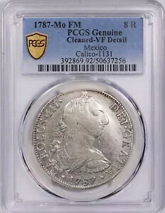 ���L�V�R 1787-Mo FM �V���o�[ 8 ���A�� KM-106 PCGS VF - Calico-1131