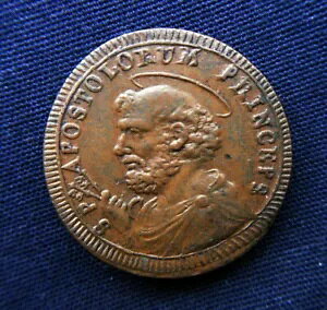 1796 ���c���o�`�J�� �C�^���A ���A �R�C�� 2/50 aUNC BAIOCCHI Romani Sanpietrino