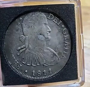 メキシコ - スペイン植民地時代 1811 Mo 8 レアル銀貨