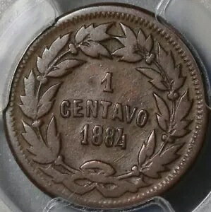 1884 PCGS F 15 �z���W�����X 1 �Z���^�{ ���A 24,000 ���� POP 1/0 (20120204C)