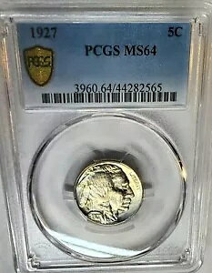 �▭�� 1927 �o�b�t�@���[ �j�b�P�� PCGS MS64 GS �S�[�W���X�Ȑ݂��������F����!!!