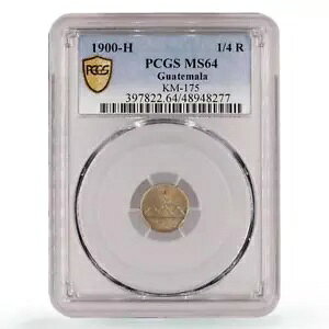 �O�A�e�}�� 1/4 �{�� ���K�ݕ� Radiant Sun KM-175 MS64 PCGS CuNi �R�C�� 1900