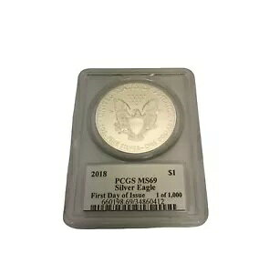 2018 $1 Vo[ RC C[O PCGS MS69 1,000  1  sx G[