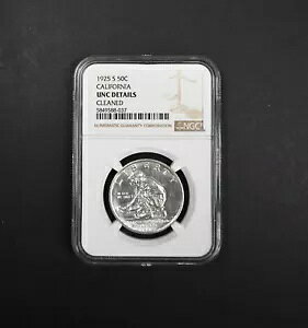 NGC 1925-S USA シルバー 50c カリフォルニア記念未流通米国造幣局コイン