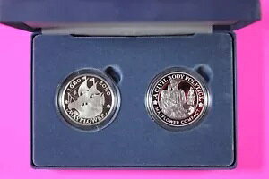 400 ���N�L�O���C�t�����[�q�C�V���o�[ �v���[�t �R�C�� & ���_�� �Z�b�g �{�b�N�X COA 7104