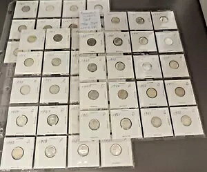 1948 �V���o�[ ���[�Y�x���g �_�C�� �R���v���[�g �R�C�� �Z�b�g(41795-Dimes-MOS)