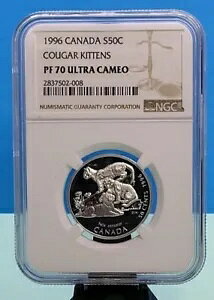 1996 Ji_ 50c - g Ch Y - N[K[̎qL - NGC PF70 UC - Vo[ RC