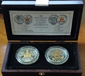 2013 - ビクトリア女王 & エリザベス 2 世戴冠式シルバー ピードフォルト ?5 コイン
