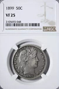 1899 �o�[�o�[ �n�[�t�_���[ NGC VF25 �t�� ���o�e�B�[ �~�[�e�B �R�C�� �f�G�ȗΐ� SCEM