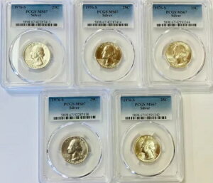 (10) 1976 S 25C Vo[ Vg NH[^[ PCGS MS67 (10 RC Zbg)