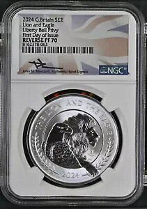 2024 1 �I���X �C�M���X ���C�I�� & �C�[�O�� ���o�e�B �x�� �v���C�x�[�g NGC Rev PF70 FDOI �V���o�[