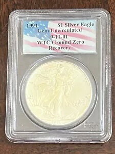 1991 PCGS MS69 WTC OEh [ Jo[ $1 AJ Vo[ C[O 2001 N 9  11   BU!