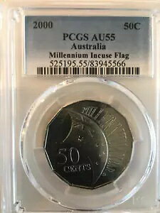 2000 50 Zg I[XgA ~jA CL[X tO PCGS AU55