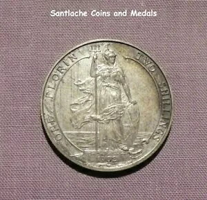 1902 年 エドワード 7 世 マット プルーフ フロリン - nFDC - 希少