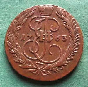 �R�C�� Kopeke Russia 2 Kopecks 1763 MM �ǂ����ɑf���炵���G���{�X���H nswleipzig-