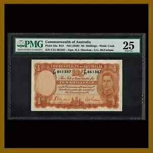�I�[�X�g�����A 10 �V�����O�A1939 P-25a R12 �V�[�n��/�}�N�t�@�[���� �R�����E�F���X PMG 25 VF