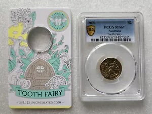 2021 �I�[�X�g�����A $2 �R�C���g�D�[�X�t�F�A���[ PCGS MS67 �~���g�J�[�h�ƃJ�v�Z���t���B