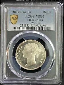1840 B & C EAST INDIA COMPANY ���s�[ PCGS MS63